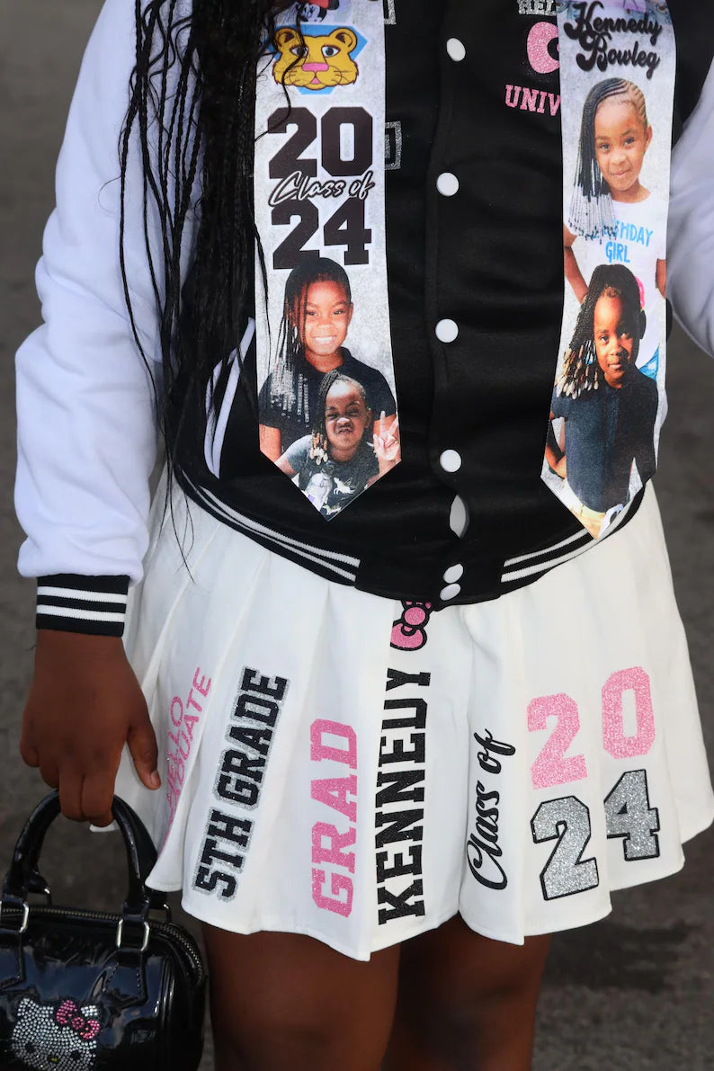 Custom graduation stole